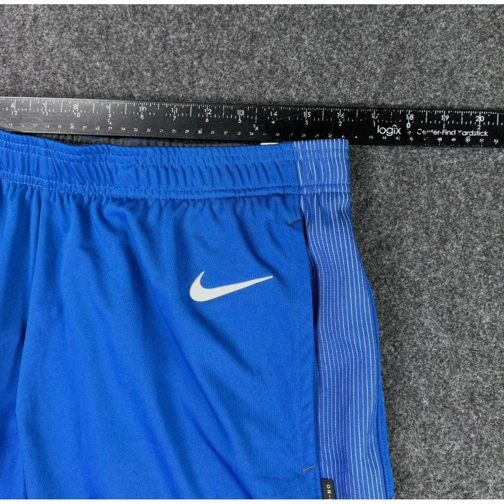 Nike On Field NEW Men's Indianapolis Colts Sideline Primary Lockup Shorts L Blue